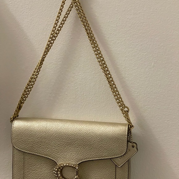 Coach | Metallic Soft Gold Tabby Chain Clutch ***NWOT*** - Picture 6 of 6